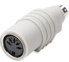 Adaptador para teclado Minidin 6 Macho a Din 5 Hembra