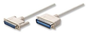 Cables para impresora DB25 macho a CEN36 macho.