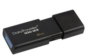 Memoria USB de 8 GB Kingston USB Retractil